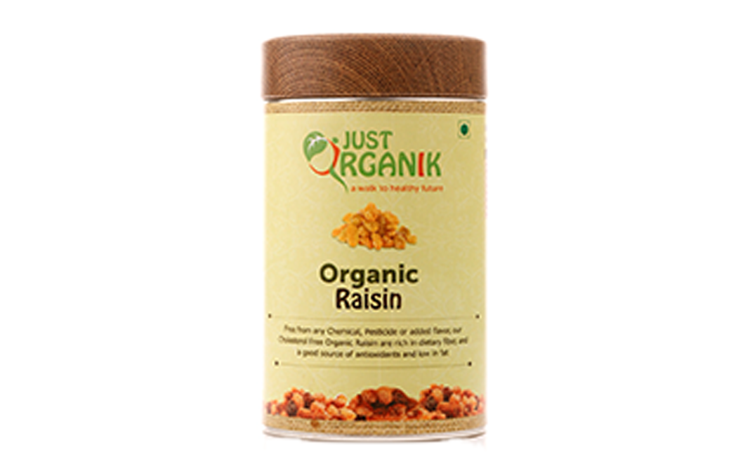 Just Organik Organic Raisin    Tin  250 grams